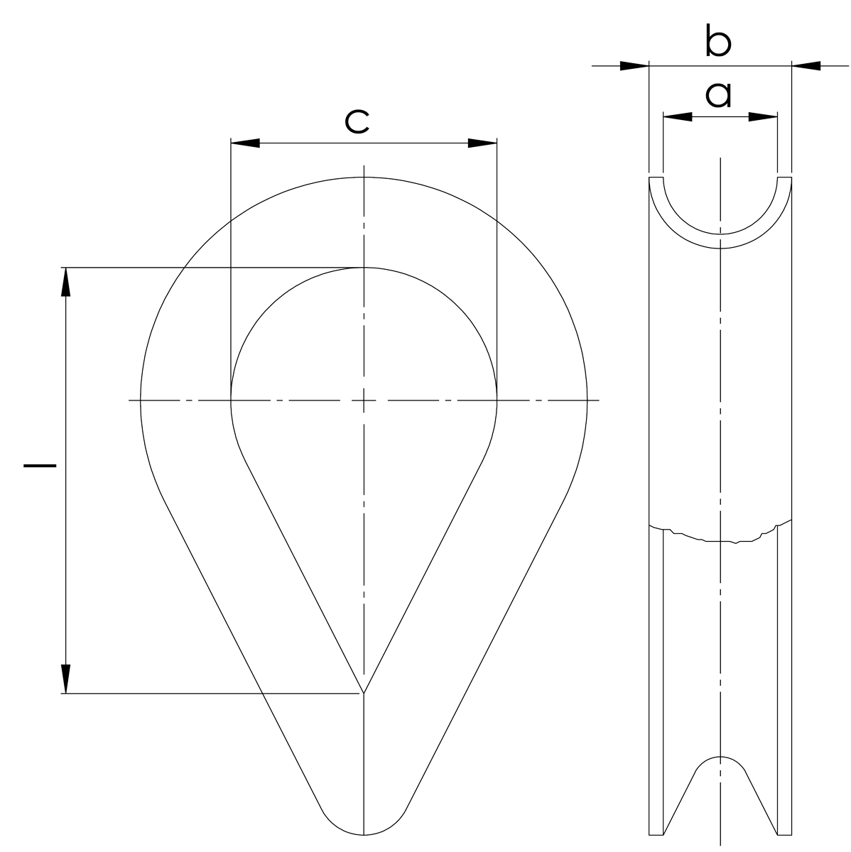 Produktbild von Kauschen Edelstahl A4 D=5,0mm, VPE=50 Stück - SCHÄFER